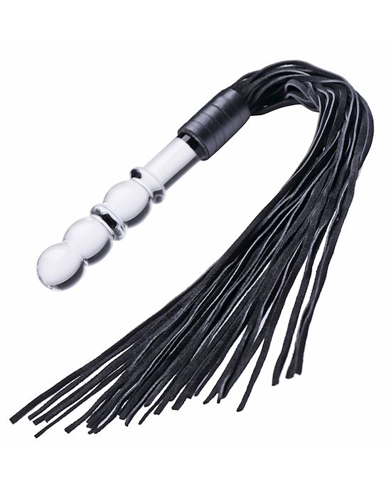 Lingam Glass Dildo Flogger