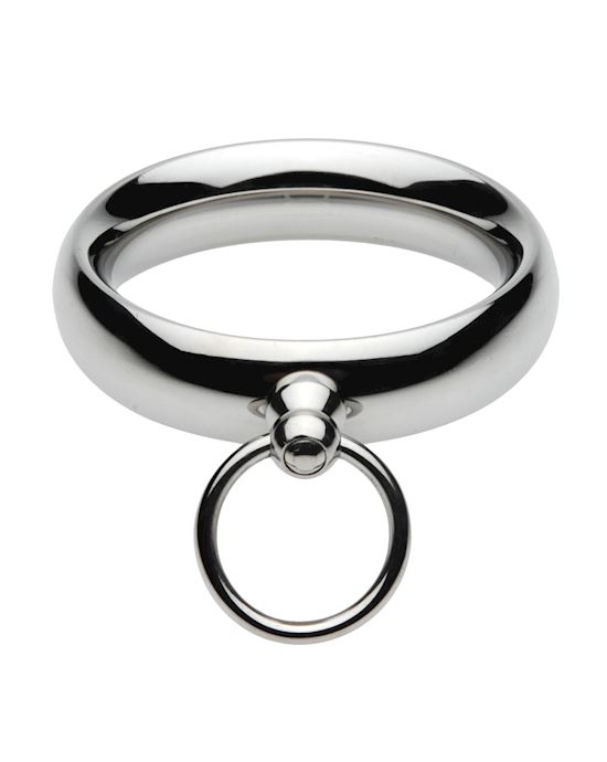 Lead Me Stainless Steel Cock Ring- 195 Inch