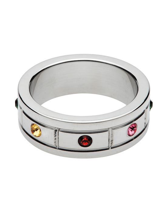 Jeweled Cock Ring- 195 Inch