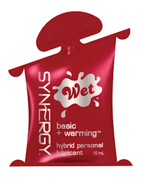 Wet Synergy Lubricant Basic Warming 10ml Pillow Pack