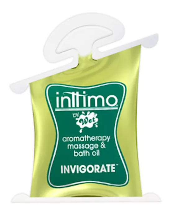 Inttimo by Wet Aromatherapy Massage And Bath Oil Invigorate 10ml Pillow Pack