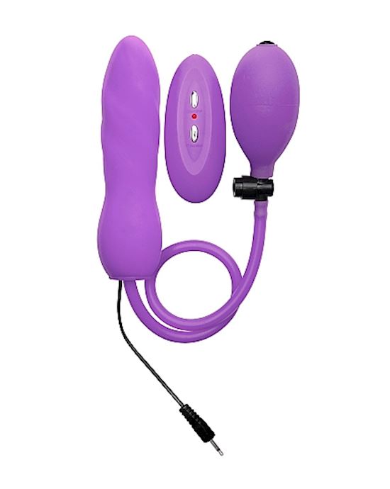 Inflatable Vibrating Silicone Twist