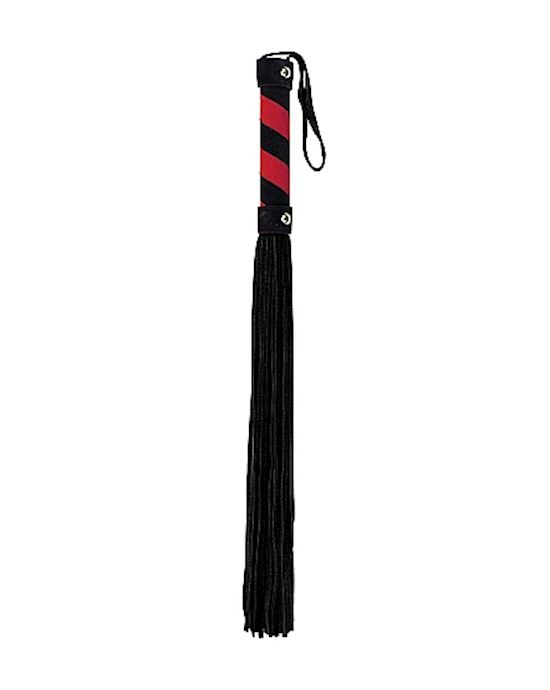 Whip Suede Black Red
