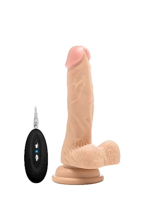 Vibrating Realistic Cock 7 With Scrotum Skin