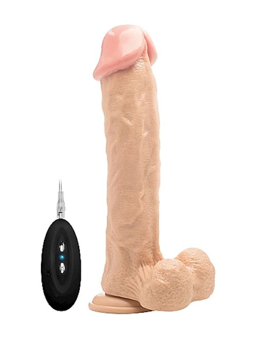 Vibrating Realistic Cock 11 With Scrotum Skin
