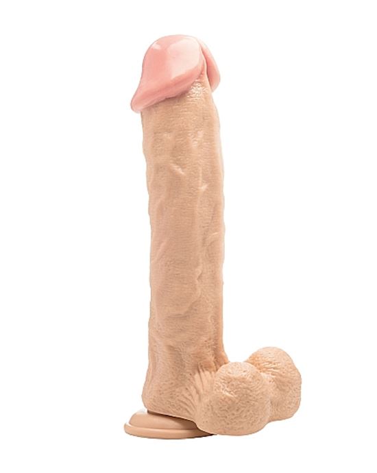 Realistic Cock 11 Inch With Scrotum