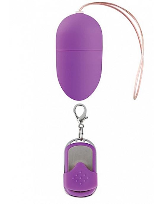10 Speed Remote Vibrating Egg Medium Purple