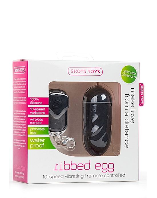 Ribbed Vibrating Egg