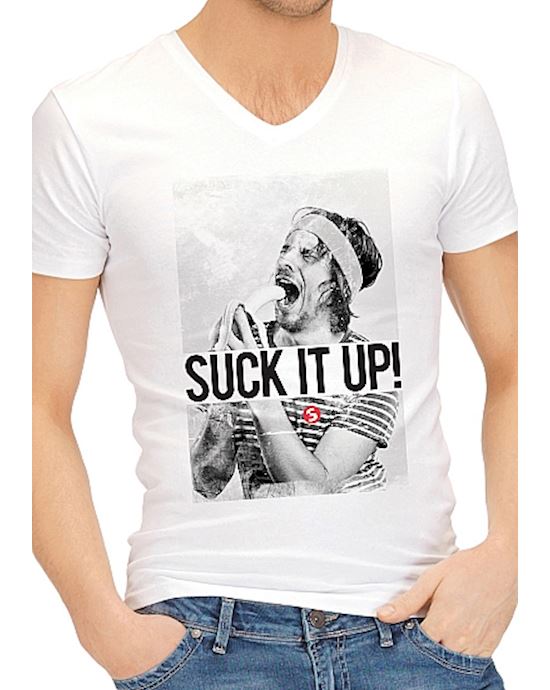 Funny Shirts Suck It Up M