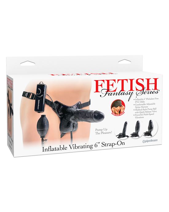 Fetish Fantasy Series Inflatable Vibrating 6 Strap-on