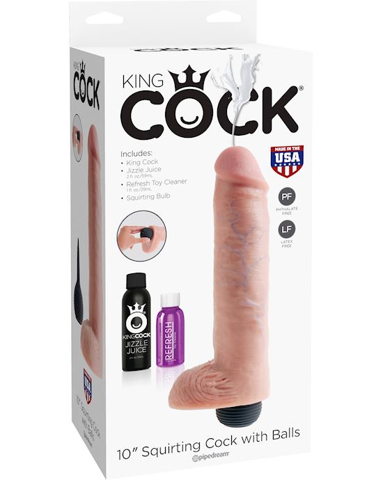 King Cock 10 Inch Squirting Cock