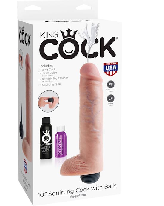 King Cock 10 Inch Squirting Cock