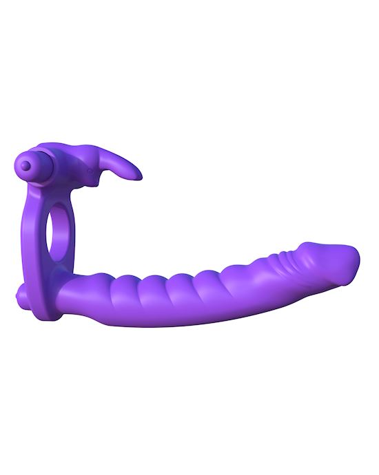 Fantasy C-ringz Silicone Double Penetrator Rabbit