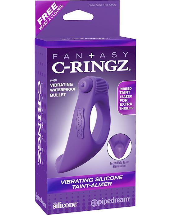 Fantasy C-ringz Vibrating Silicone Taint-alizer