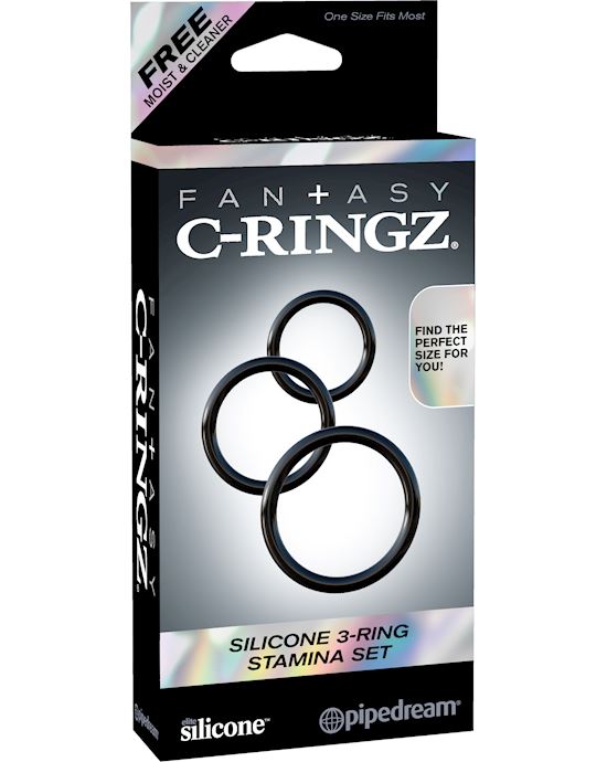 Fantasy C-ringz Silicone 3-ring Stamina Set