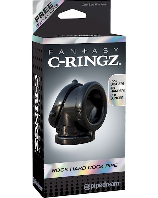Fantasy C-ringz Rock Hard Cock Pipe
