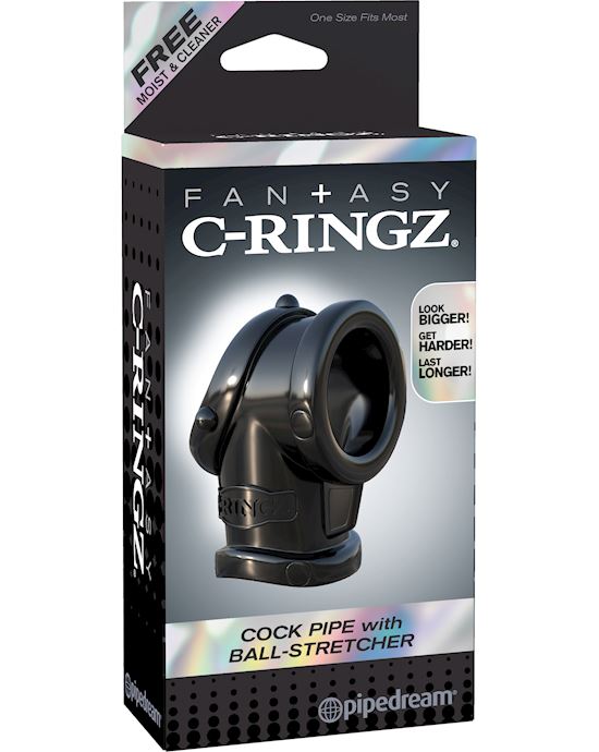 Fantasy C-ringz Cock Pipe With Ball-stretcher
