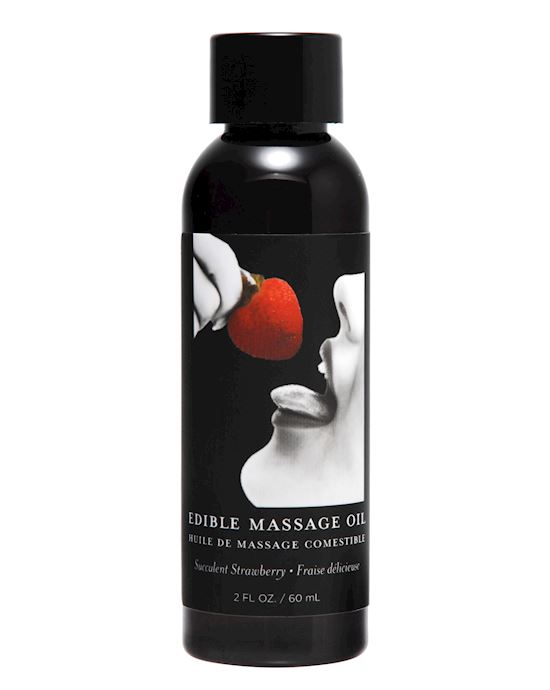 2 Ounce Edible Massage Oil- Strawberry
