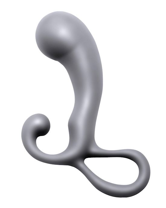 Prostatic Play Crusade Silicone Prostate Plug with Angled Head