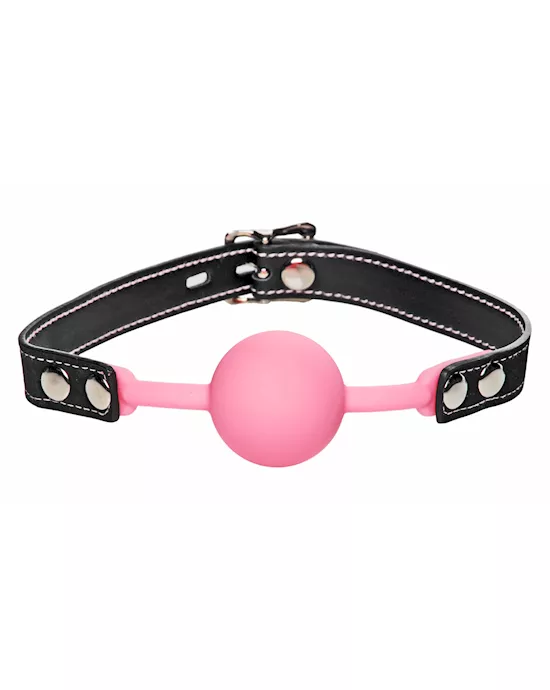 Glow Gag Glow in the Dark Silicone Ball Gag