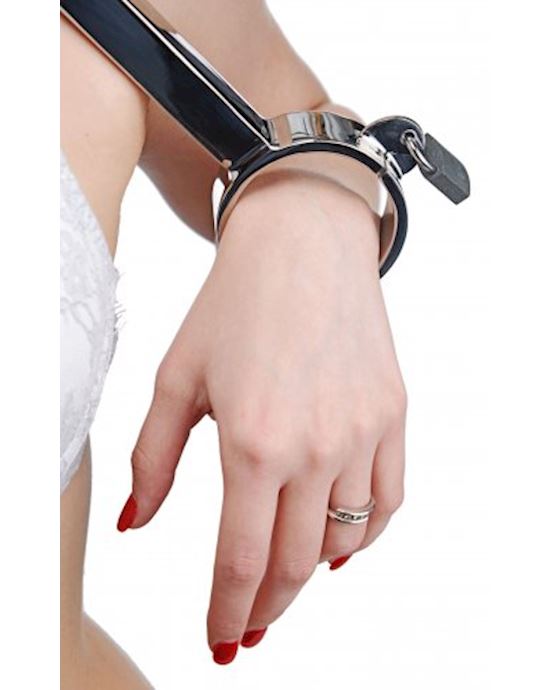 At Your Mercy Stainless Steel Neck To Wrist Restraints
