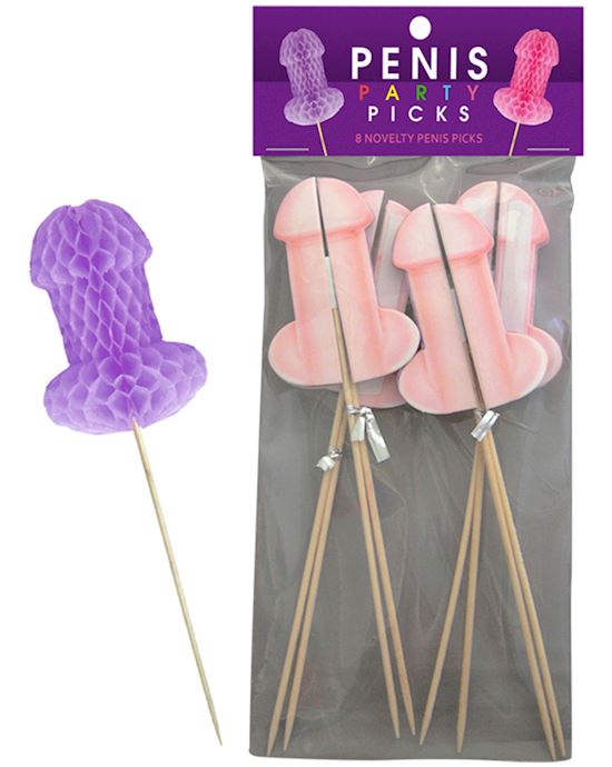 Penis Honeycomb Tissue Party Picks