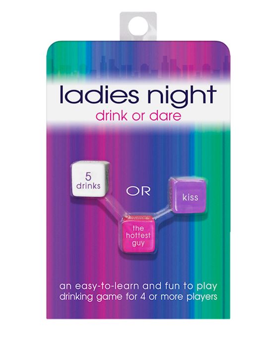 Ladies Night Drink Or Dare Dice Game
