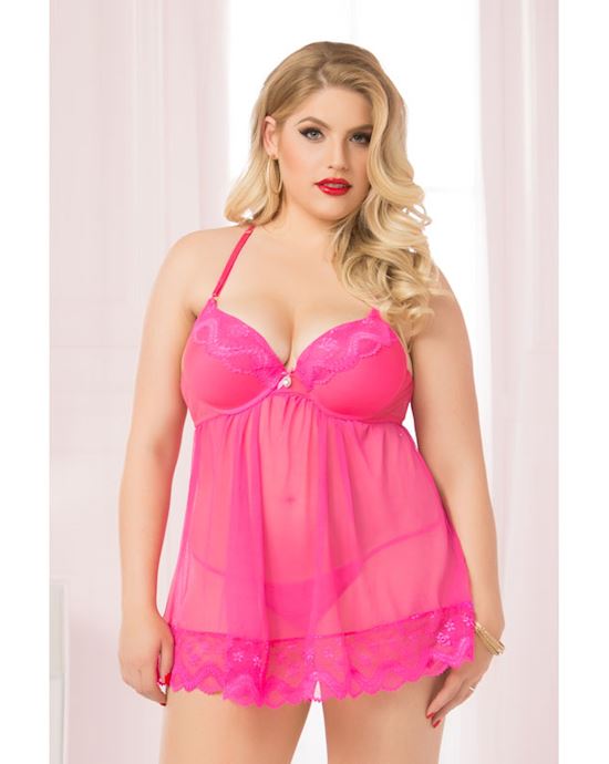 Pink Perfection Babydoll