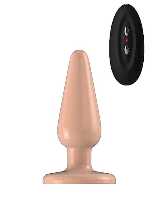 Bottom Line Buttplug Rubber Flesh Vibrating 5 In Model 1