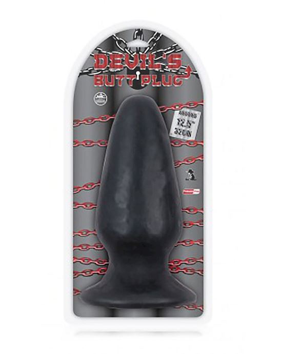 Devils Butt Plug 125 In Classic Shape Black