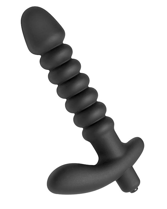 Prostatic Play Quest Ribbed Silicone Prostate Vibe