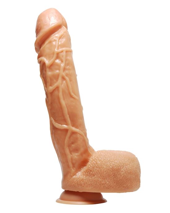 Bulging Buster 11 Inch Suction Cup Dildo
