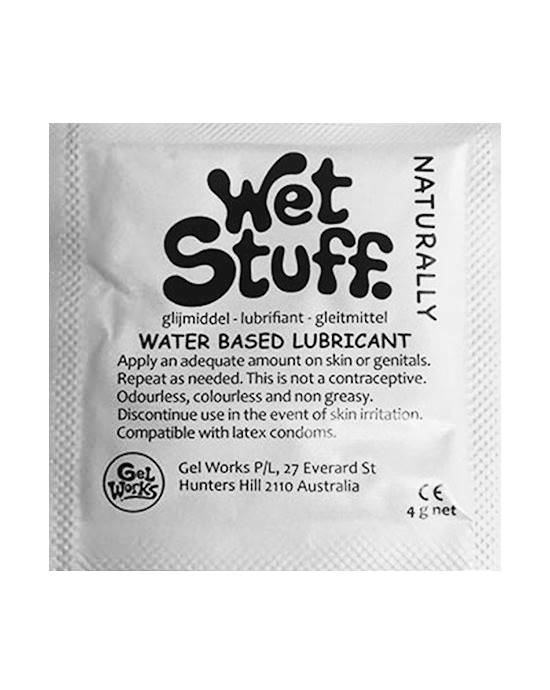 Wet Stuff Naturally 4g Sachet
