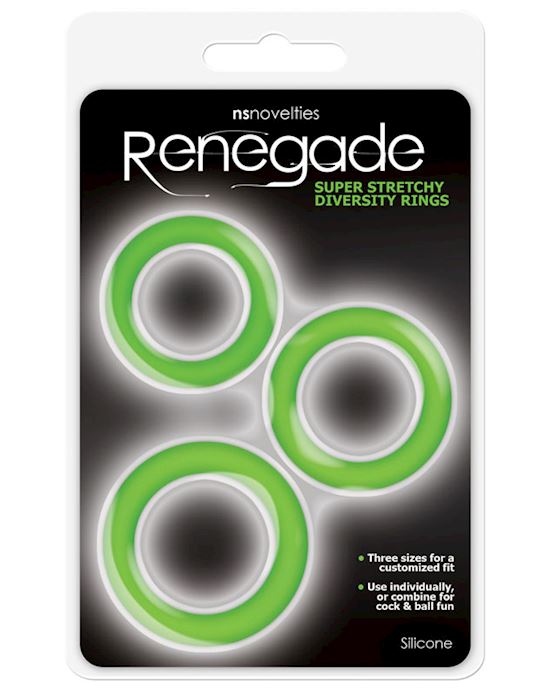 Renegade Diversity Rings Neon Green