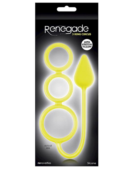 Renegade 3 Ring Circus Small Neon Yellow