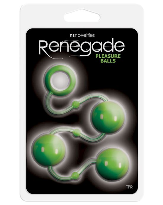 Renegade Pleasure Balls Neon Green