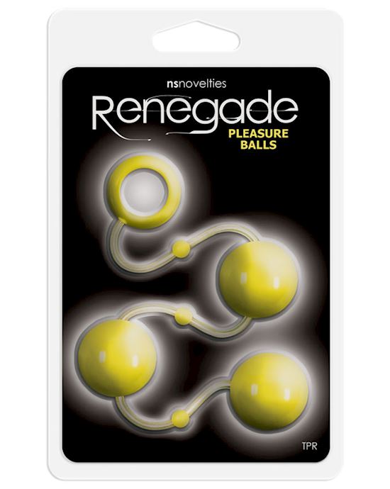 Renegade Pleasure Balls Neon Yellow