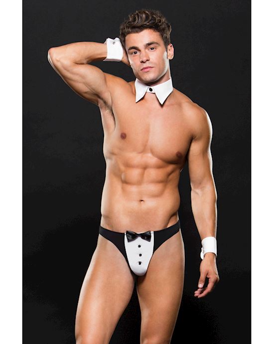 Envy 3 Piece Tuxedo Set with Cuffs and Collar