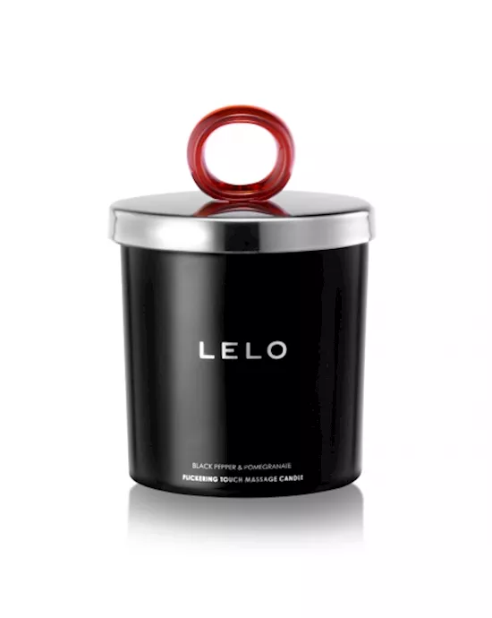 Lelo Black Pepper  Pomegranate Massage Candle