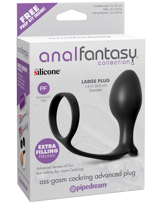 Anal Fantasy Collection Ass-gasm Cockring Advanced Plug