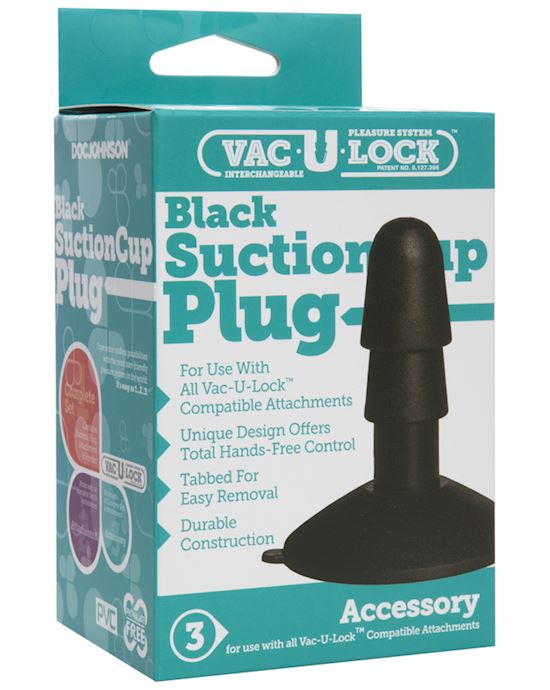 Vac-u-lock Black Suction Cup