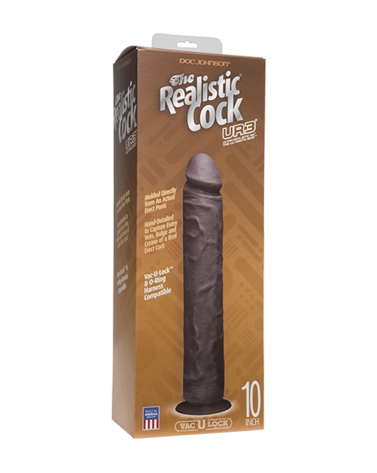 The Realistic Cock Ur3 10 Inch Suction Cup Dildo