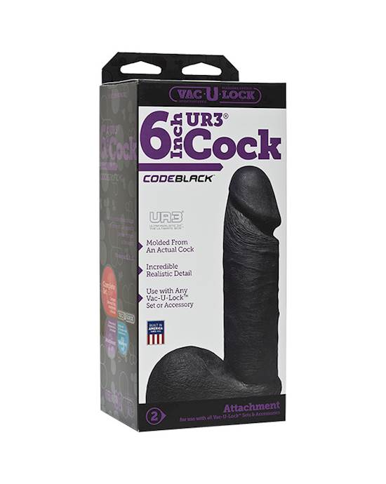 Vac-u-lock Codeblack - Ultraskyn Dong