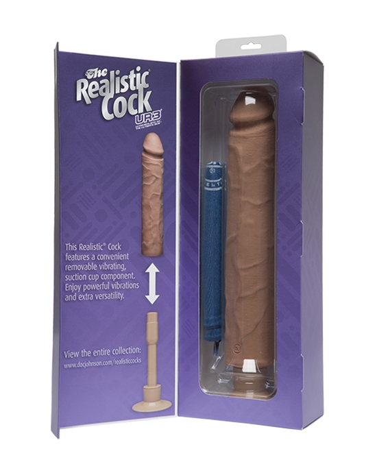 The Realistic Cock Ur3 Vibrating Without Balls