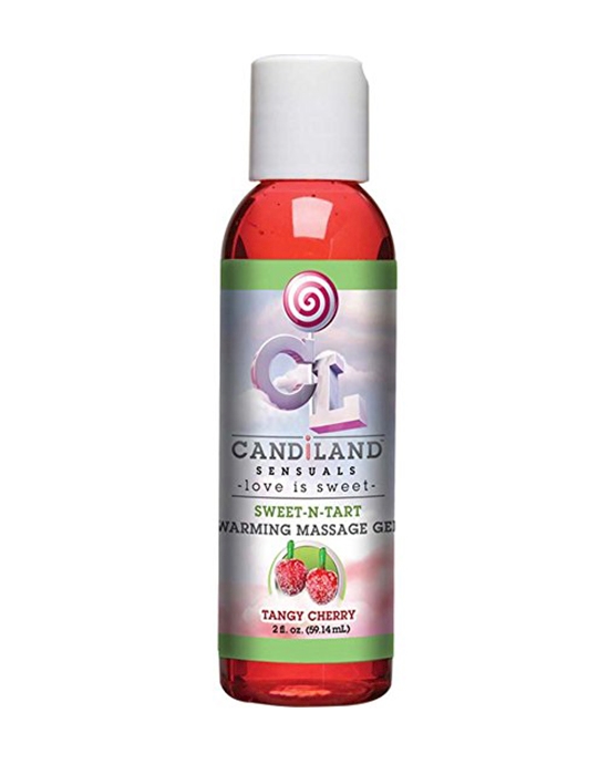Candiland Sensuals Sweet-n-tart Warming Massage Gel Tangy Cherry
