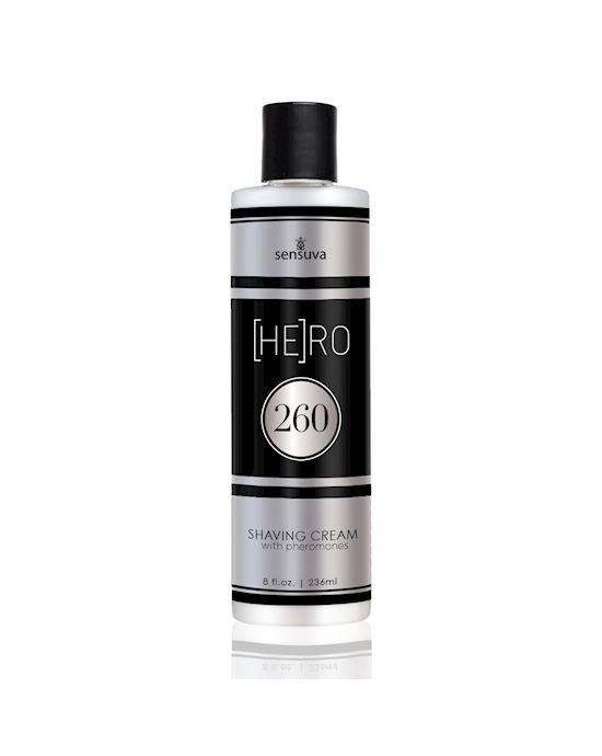 Sensuva Hero 260 Male Pheromone Shave Cream 236 Ml