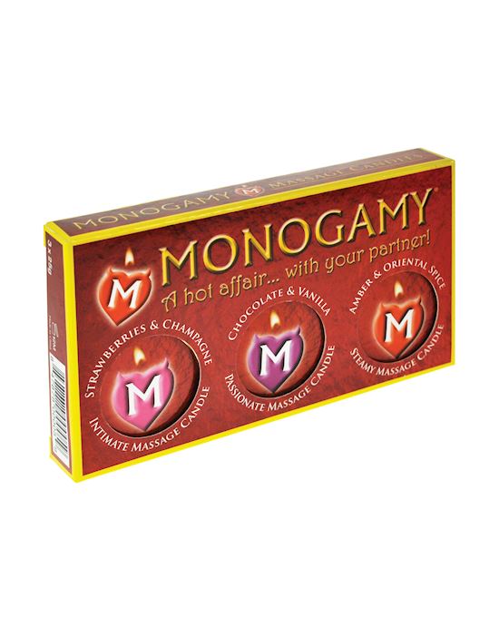 Monogamy Massage Candle 3 Pack