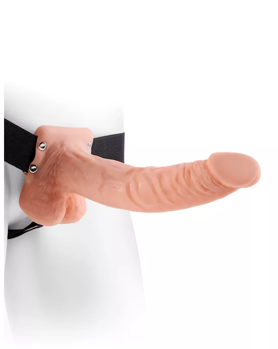 Fetish Fantasy Series 9 Inch Hollow StrapOn with Balls