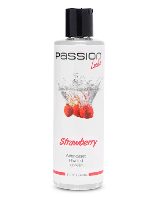 Passion Licks Flavoured Water Based Flavored Lubricant 8 Oz