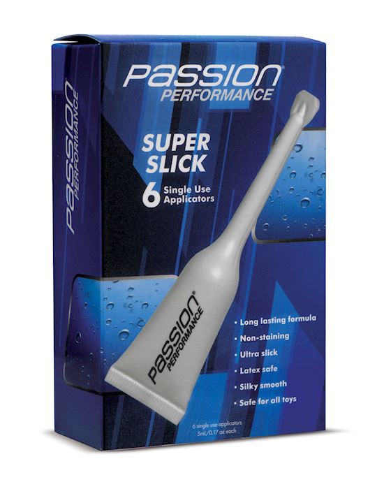 Passion Performance Super Slick Gel Shooter 6 Pack
